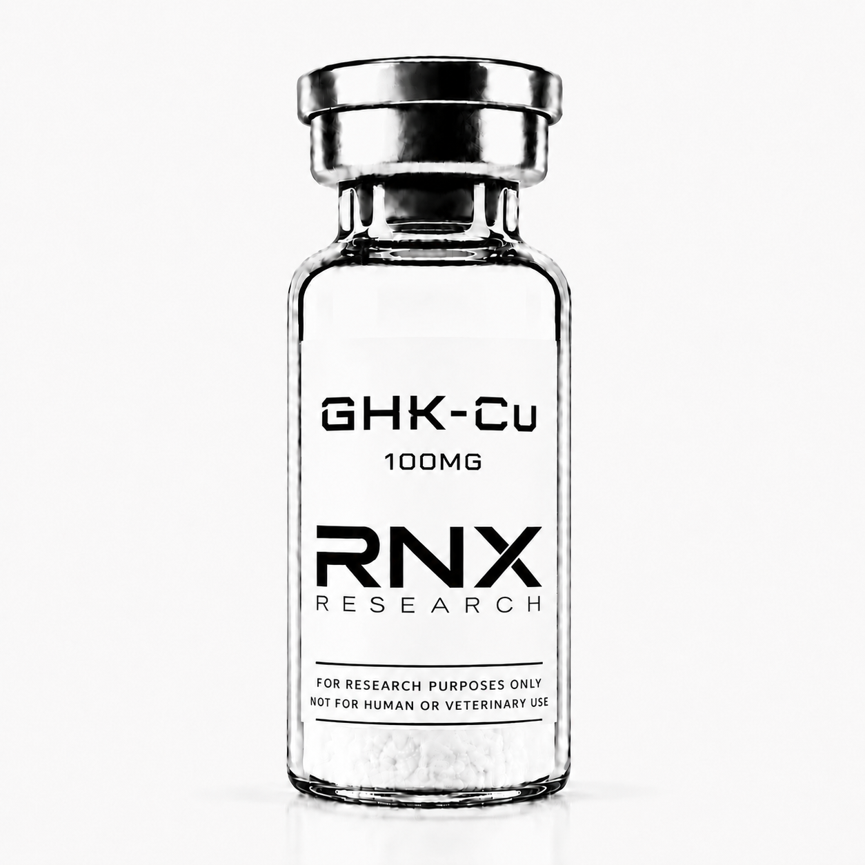 RNXResearch GHK-Cu 100MG research peptide vial