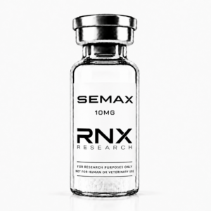 RNXResearch Semax 10mg research peptide vial.