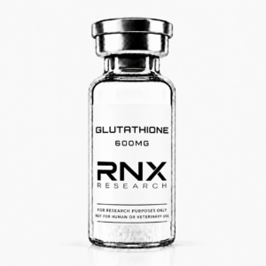 Glutathione 600mg research peptide vial. For research use only. Not for human or veterinary use.